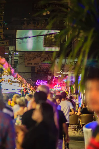 Bangkok Thailand January 2017 Tourist Visited Patpong Internationally Known Red — стоковое фото