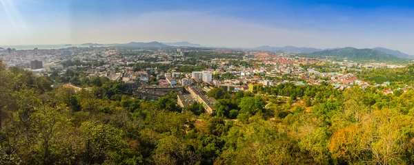 Nádherné Panorama Krajiny 180 Stupňů Pohled Město Phuket Khao Rang — Stock fotografie