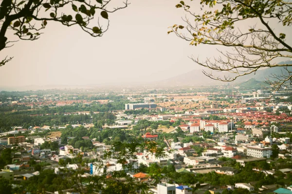 Krásná Krajina Pohled Město Phuket Hlediska Khao Rang Malý Kopec — Stock fotografie