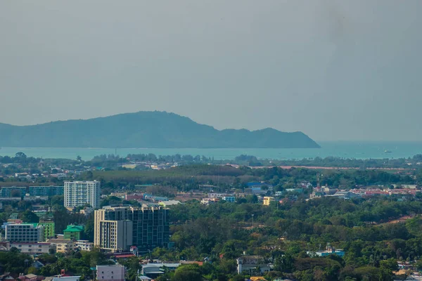 관점에서 태국에서에서 언덕의 — 스톡 사진