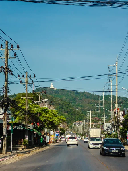 Phuket Thailand Februar 2017 Das Große Buddha Bild Auf Dem — Stockfoto