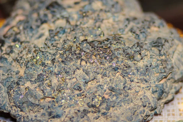 Naturaleza Oro Mineral Espécimen Minería Oro Para Educación — Foto de Stock