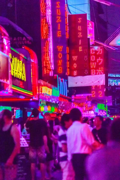 Bangkok Thailand Februari 2017 Toeristische Bezocht Soi Cowboy Internationaal Bekend — Stockfoto