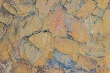 Egzotik desen kayrak taş duvar arka plan süsleyin. Soyut desen taş duvar arka plan kaplama.