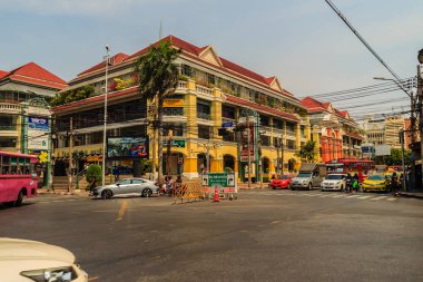 Bangkok, Tayland - 2 Mart 2017: Eski Siam alışveriş Rattanakosin Island Bangkok şehir, Tayland tarihi bir bölgesinde yer alan Plaza,.