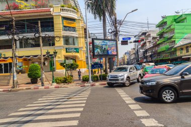 Bangkok, Tayland - 2 Mart 2017: Eski Siam alışveriş Rattanakosin Island Bangkok şehir, Tayland tarihi bir bölgesinde yer alan Plaza,.