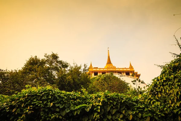 Gyönyörű Kilátás Wat Saket Ratcha Wora Maha Wihan Wat Phu — Stock Fotó