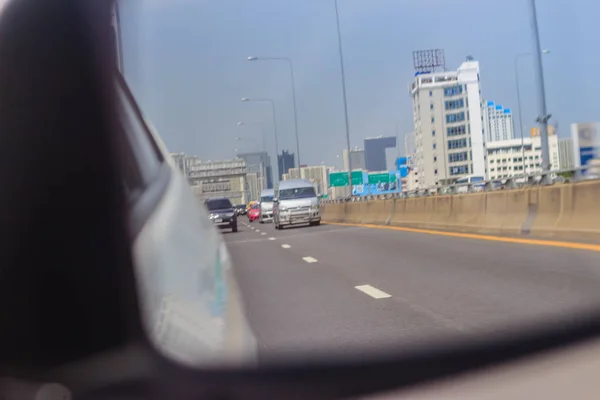 Bangkok Thailand Mai 2017 Fahrer Auf Der Autobahn Von Bangkok — Stockfoto