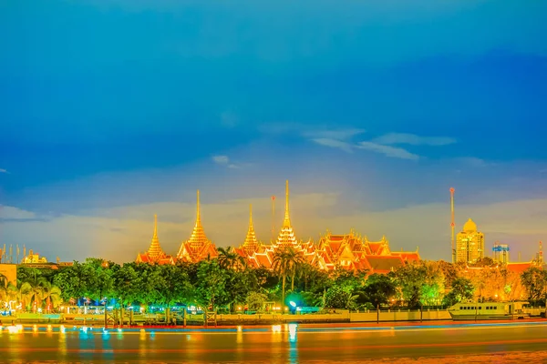 Grand Palace Chao Phraya Nehri Nin Bangkok Görünümünü — Stok fotoğraf