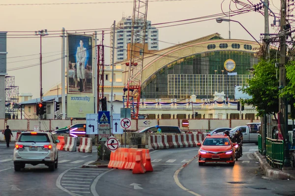 Bangkok Tajlandia Kwietnia 2017 Dworca Kolejowego Bangkok Lub Hua Lamphong — Zdjęcie stockowe