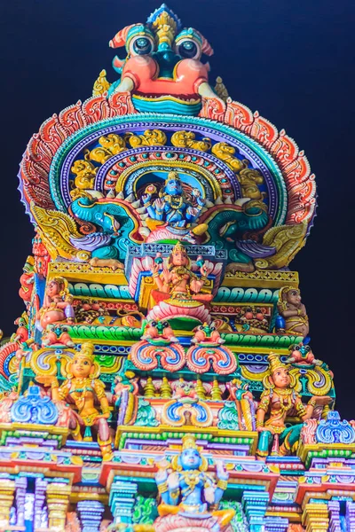 Mariamman 태국에서에서 힌두교 사원에 조각의 화려한 Khaek 실롬으로 알려진 그것은 — 스톡 사진