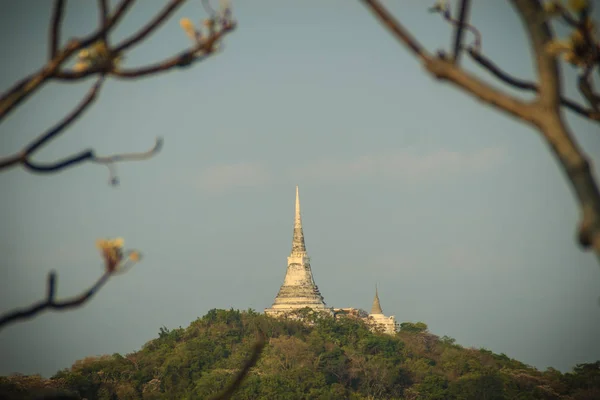 Pagoda Top Hill Phra Nakhon Khiri Historical Park Khao Wang — Stock Photo, Image