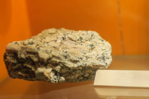 Espécimen Piedra Granítica Industrias Extractivas Mineras Granito Tipo Común Roca — Foto de Stock