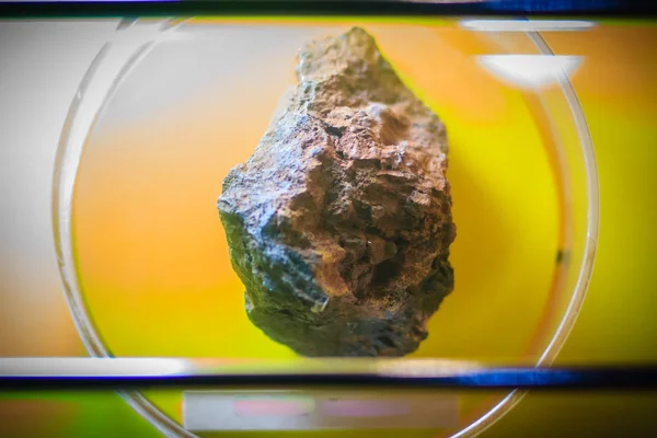 Hematit Rock Minta Bányászati Kőbányászati Iparágak Hematit Írt Haematite Vas — Stock Fotó