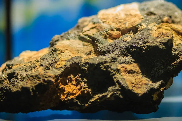 Espécimen Roca Ferberita Industrias Extractivas Mineras Ferberita Miembro Final Hierro — Foto de Stock