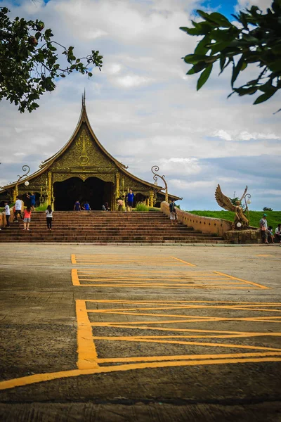 Ubon Ratchathani Tayland Temmuz 2017 Güzel Manzara Wat Sirindhorn Wararam — Stok fotoğraf