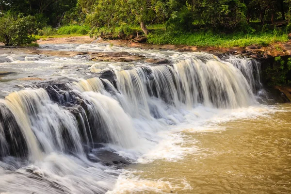 Exotic small waterfall for swimming named \