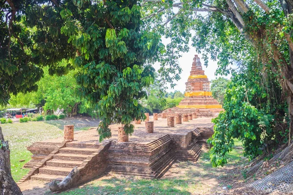 Wat Jag Khang Langurs Tempel Förstörda Tempel Wiang Kum Kam — Stockfoto