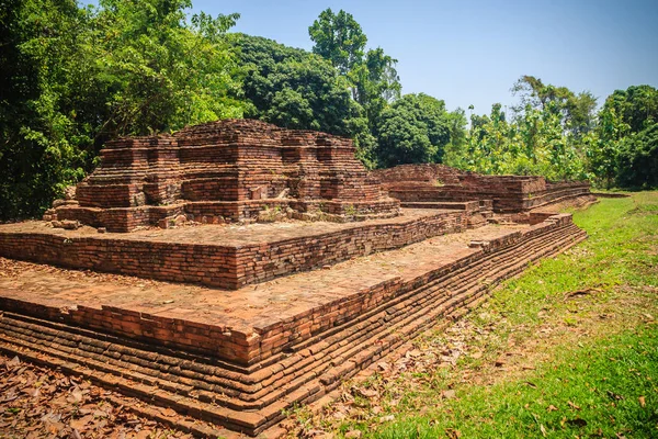 Wat Phrachao Ong Dam Tempel Herrens Black Bodied Ett Förstörda — Stockfoto