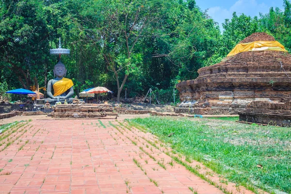 Ruinerna Wat Som Khao Förstörda Tempel Wiang Kum Kam Historisk — Stockfoto