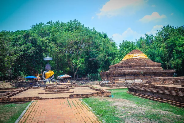 Ruinerna Wat Som Khao Förstörda Tempel Wiang Kum Kam Historisk — Stockfoto