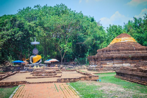 Ruinerna Wat Som Khao Förstörda Tempel Wiang Kum Kam Historisk — Stockfoto