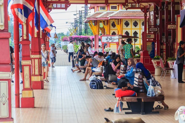 Prachuap Khiri Khan Thailand March 2017 Colorful Royal Pavilion Hua — Stock Photo, Image