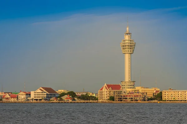 Blick Auf Das Rathaus Von Samut Prakan Mit Neuem Aussichtsturm — Stockfoto