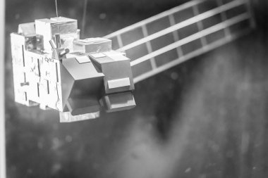 Bangkok, Tayland - 4 Kasım 2017: Model, Gelişmiş arazi gözlem uydu, Alos, Daichi Jaxa (Japonya uzay keşif Ajansı) tarafından geliştirilen, Bangkok Planetarium, Tayland da denir..