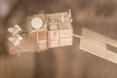 Bangkok, Tayland - 4 Kasım 2017: Model, Spot-5 uydu gözlem Earth Bangkok Planetarium, Tayland'ün için.