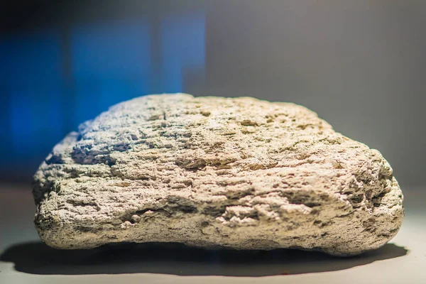 Horzsakő Vagy Pumicite Példány Oktatás Horzsakő Egy Vulkanikus Kőzet Erősen — Stock Fotó
