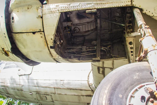 Amazing air-breathing jet engine or ducted jet engine, a jet engine propelled by a jet of hot exhaust gases formed from heated and expanded air that is drawn into the engine via a compressor. — Stock Image Amazing Air Breathing Jet Engine Ducted Jet Engine Jet Engine Stock Photo