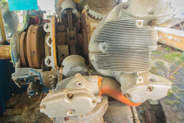 Amazing air-breathing jet engine or ducted jet engine, a jet engine propelled by a jet of hot exhaust gases formed from heated and expanded air that is drawn into the engine via a compressor. — Stock Image Amazing Air Breathing Jet Engine Ducted Jet Engine Jet Engine Stock Image