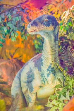 Şirin model iguandonunun dinozor genel Müzesi'nde. İguandonunun bir ornithopod orta Jurassic hızlı iki ayaklı hypsilophodontids ve ördek gagalı arasında bu yarım dinozordur.