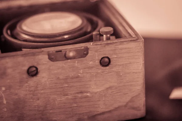 Retro Staré Námořní Chronometr Hodinky Které Přesné Dostatečně Přesné Aby — Stock fotografie