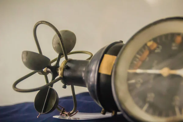 Vintage Oude Hemisferische Cup Anemometer Een Apparaat Gebruikt Voor Het — Stockfoto