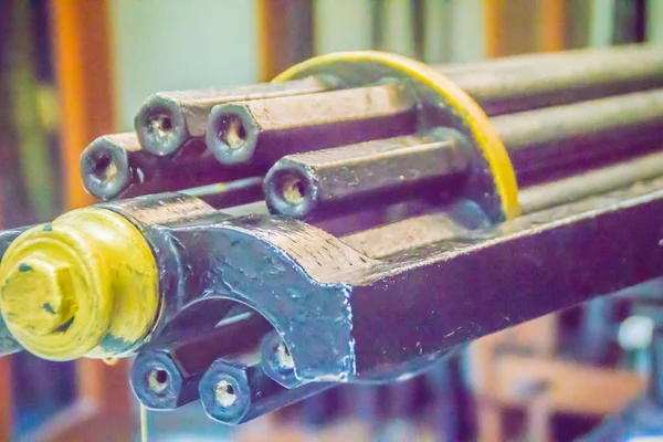 Vintage Oude Gatling Gun Één Van Bekendste Snelvuur Lente Geladen — Stockfoto