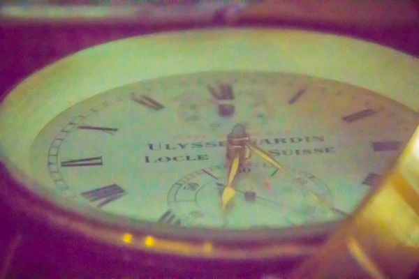 Starodawny Stary Morskich Chronometr Zegarek Który Jest Dokładny Wystarczająco Dokładne — Zdjęcie stockowe