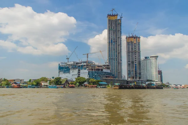 Bangkok Thailand November 2017 Bau Des Iconsiam Projekts Einer Zukünftigen — Stockfoto
