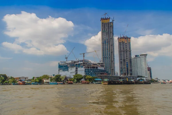 Bangkok Thailand November 2017 Bau Des Iconsiam Projekts Einer Zukünftigen — Stockfoto