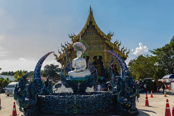 Chiang Rai Tajlandia Listopada 2017 Rzeźba Himavanta Dzikie Zwierzęta Wat — Zdjęcie stockowe