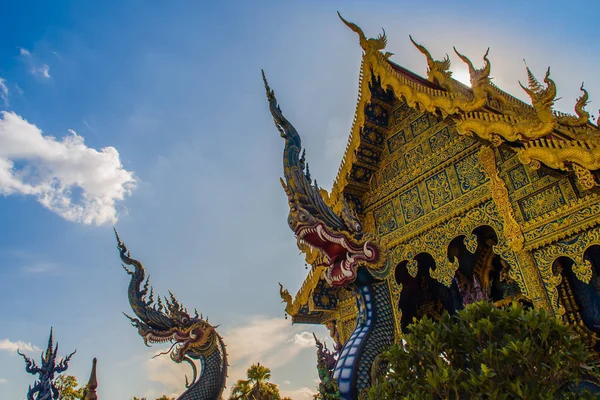Bela Igreja Budista Pública Wat Rong Sua Ten Chiang Rai — Fotografia de Stock