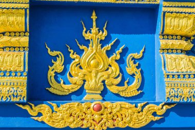 Güzel duvar ve tavan resimlerinde Wat Rong Suea on Tapınağı, olarak da bilinir mavi Tapınağı'nda Tay güzel sanatlar desen Chiang Rai Eyaleti, kuzeyinde Tayland bulun.