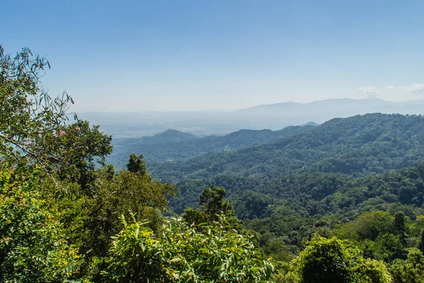 Beau Point Vue Sur Les Collines Doi Tung Dans Province — Photo