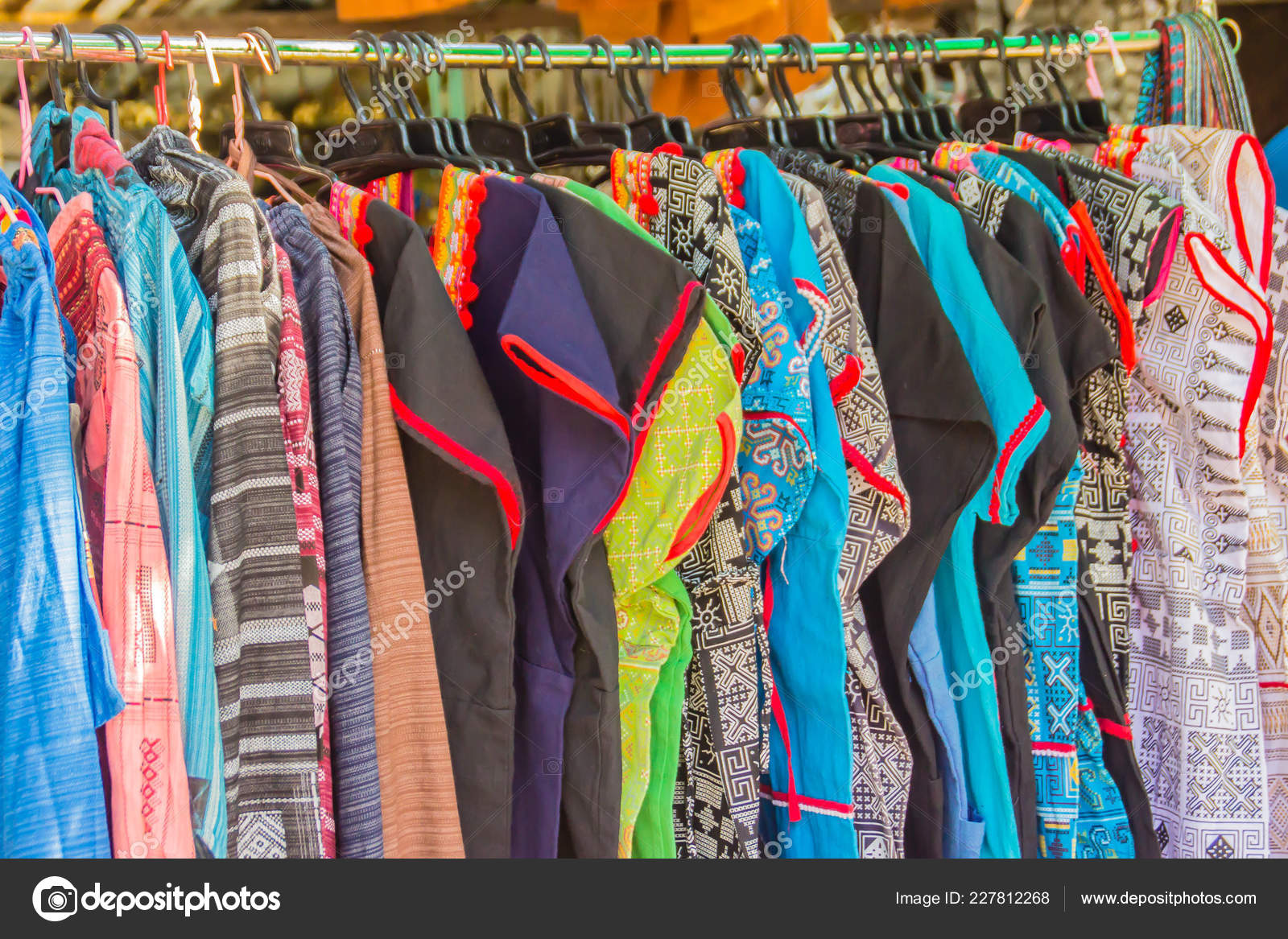 Market Local Clothes Stores Beautiful Traditional Handmade Clothes