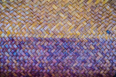 Dokuma rattan desen arka plan için. Rattan el sanatları detay doku.