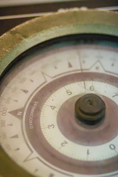 Vintage Gamla Marine Chronometer Klocka Som Precisa Och Tillräckligt Noggranna — Stockfoto