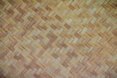 Dokuma bambu desen arka plan için. El sanatları bambu ahşap doku örgü. Eski bambu Dokuma desen doku için arka plan ve tasarım sanat eseri.