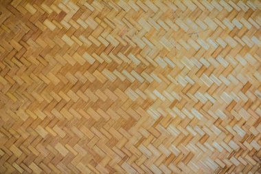 Dokuma bambu desen arka plan için. El sanatları bambu ahşap doku örgü. Eski bambu Dokuma desen doku için arka plan ve tasarım sanat eseri.