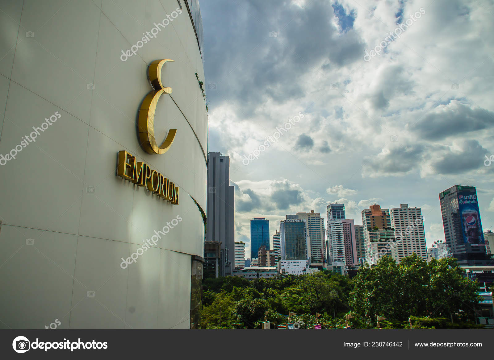 Bangkok Thailand September 2017 Front Emporium Shopping Mall